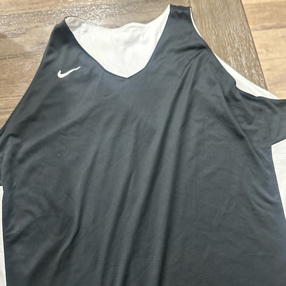 Nike Black and White Sports Tank